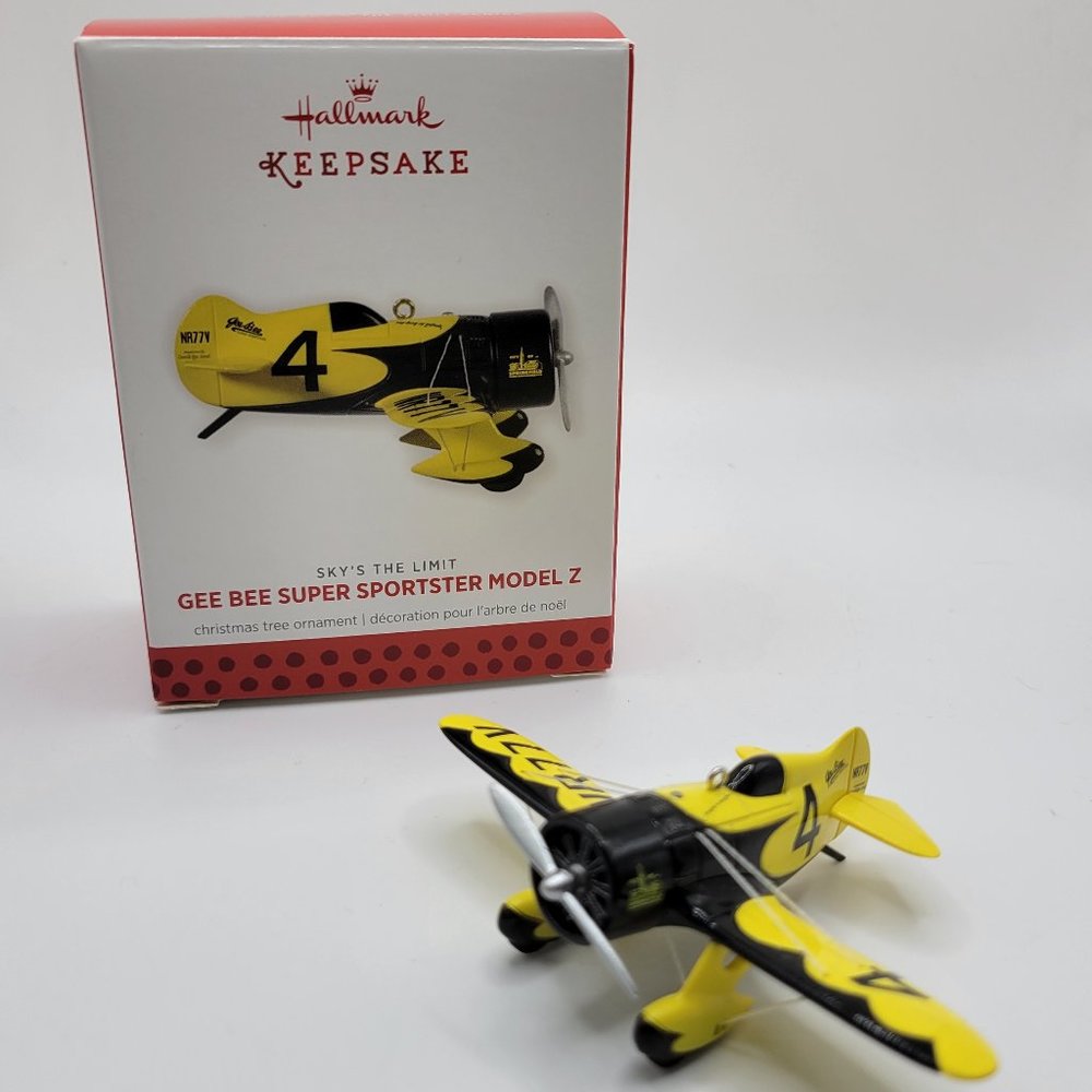Hallmark Gee Bee Super Sportster Model Z Sky's the Limit Series 17th Ornament